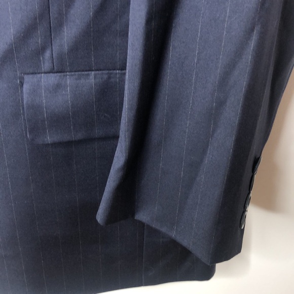 Men’s Hart Schaffner & Marx Gold Trumpeter Nordstrom Pinstripe Suit - Picture 5 of 12